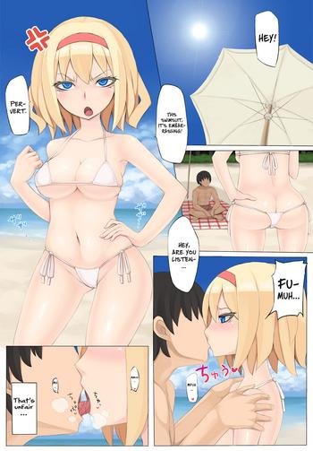 Naruto I went to the beach with Alice- Touhou project hentai Kiss
