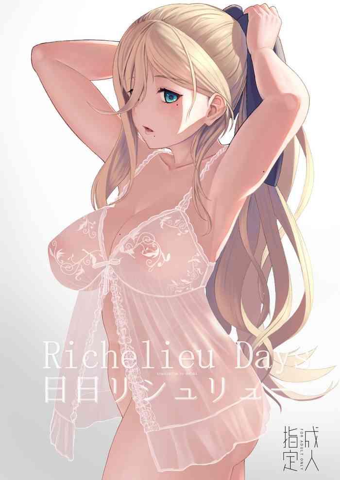 Hand Job Nichinichi Richelieu- Kantai collection hentai Fuck