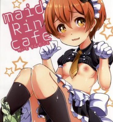 Small Tits Porn maid Rin cafe- Love live hentai Parody