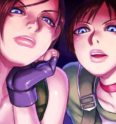 Double Blowjob Jill Valentine & Rebecca Chambers – chatroulette- Resident evil hentai Bisex