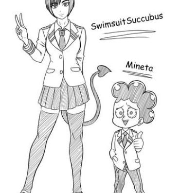 Beautiful SwimsuitSuccubus x Mineta- My hero academia hentai Hardcore