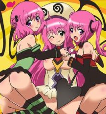 Sislovesme chiisana oshiri ni buchikonde!- To love ru hentai Cum On Pussy